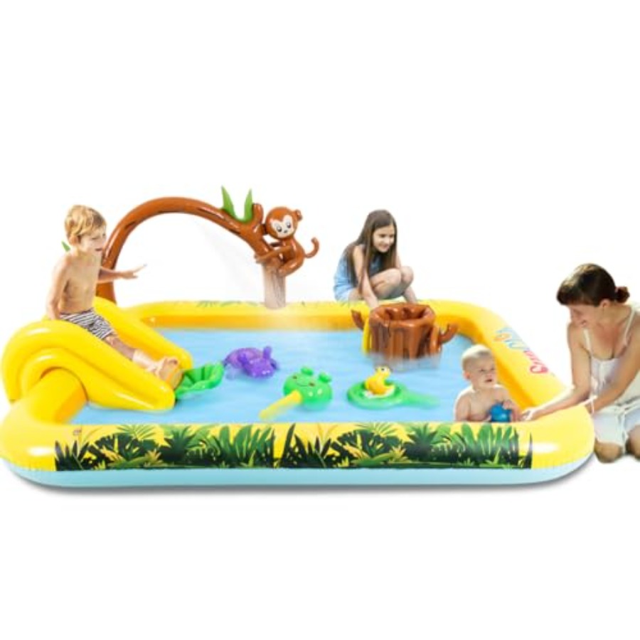 Kids Outdoor Garden Toys - Надувной игровой центр с изображением животных