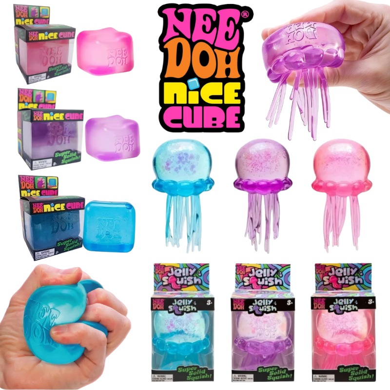 Kids Outdoor Toy Storage - Игрушка-антистресс Needoh Jellyfish Beach Water Play: