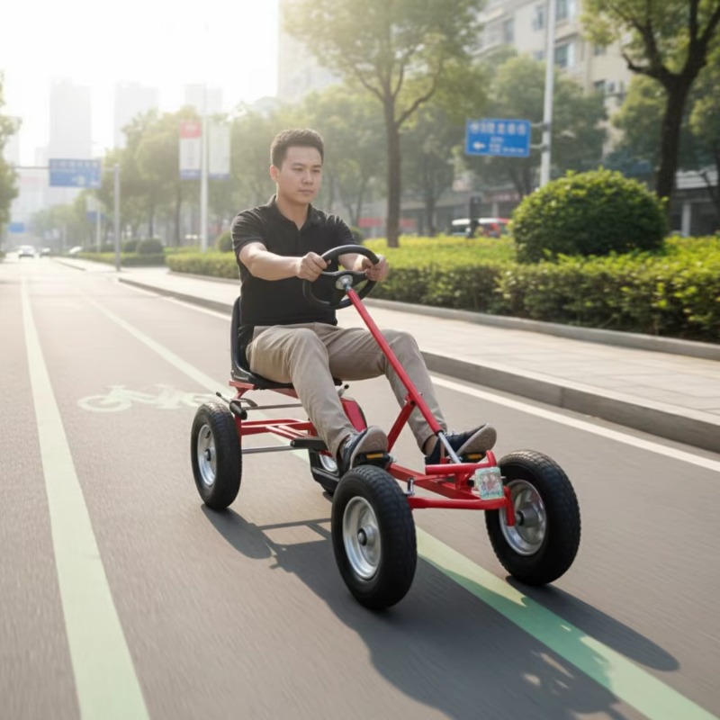 Go Kart Pedal Kids - Педальный карт с цепным приводом 147x60x56
