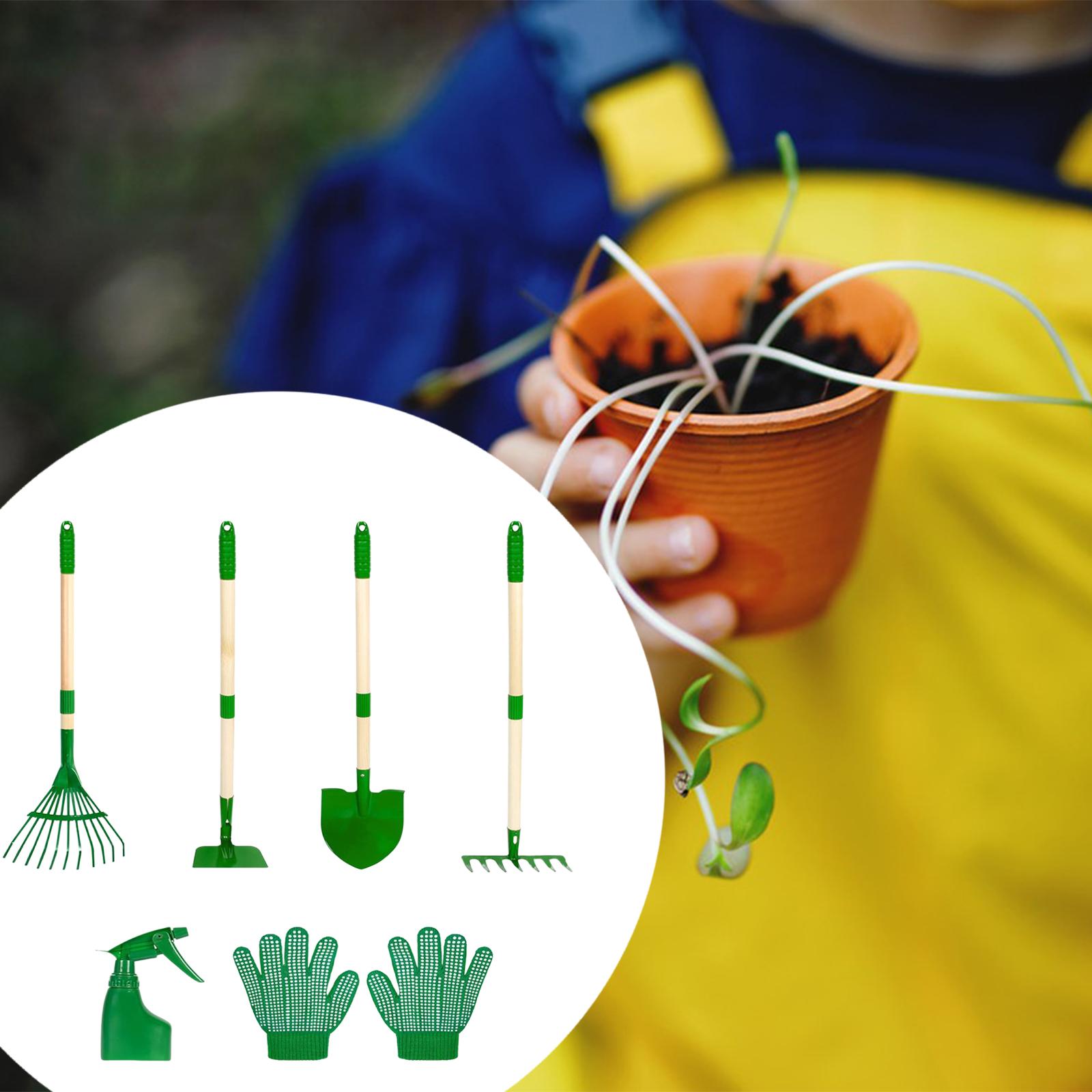 Kids Outdoor Learning Activities - Набор детских садовых инструментов с удобной