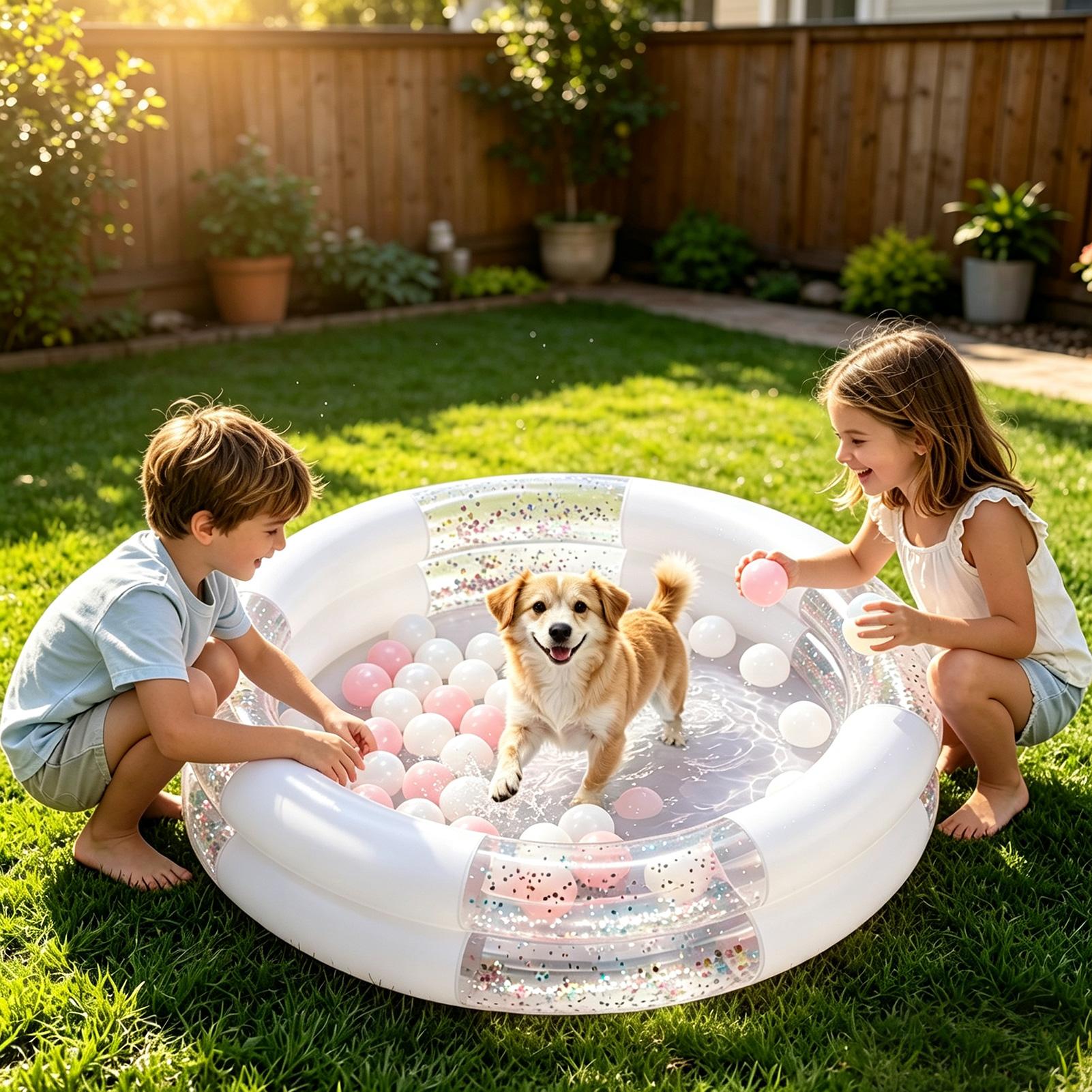 Kids Outdoor Garden Toys - Детский надувной мини-бассейн для игр с