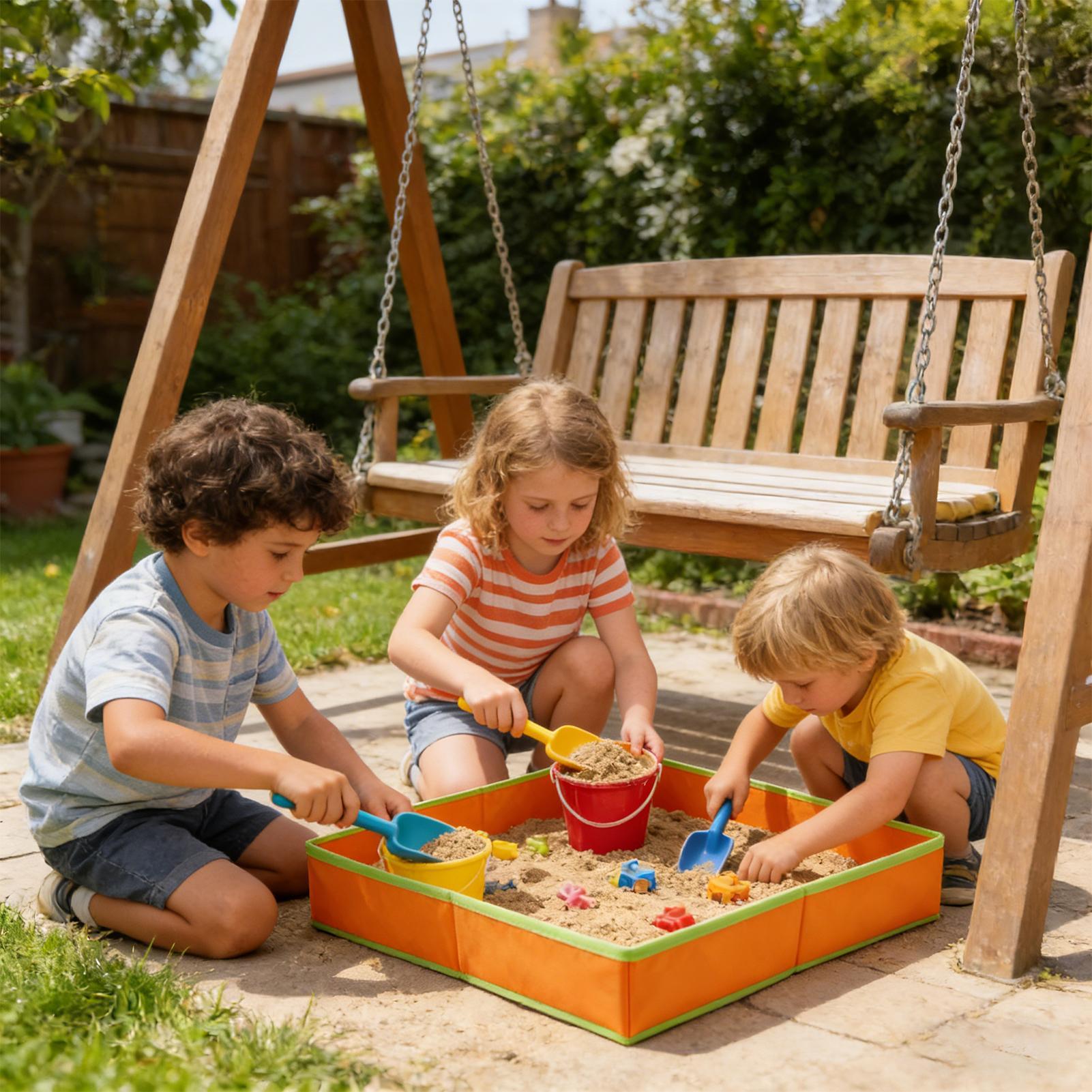 Kids Outdoor Mud Kitchen - 1 шт. Детский песочный столик-манеж для