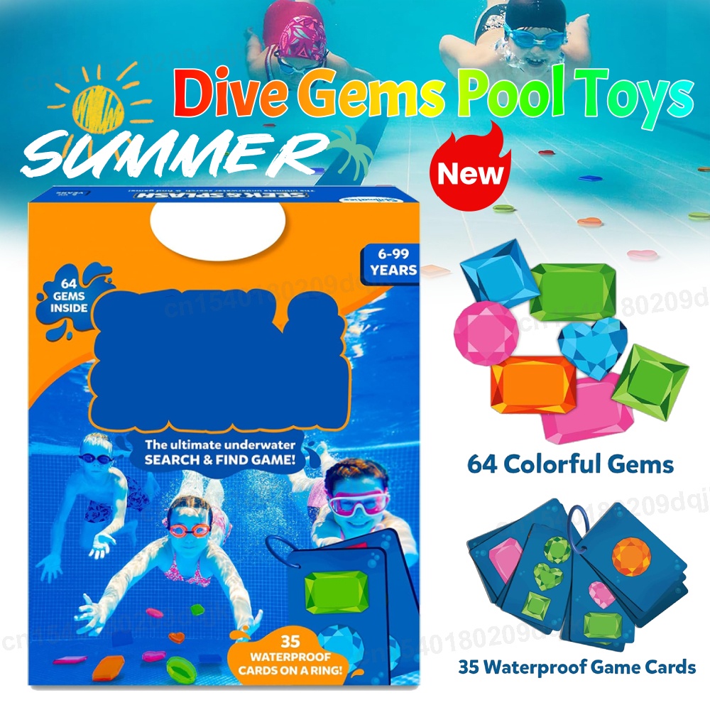 Kids Outdoor Learning Activities - Игрушки для бассейна с драгоценными камнями
