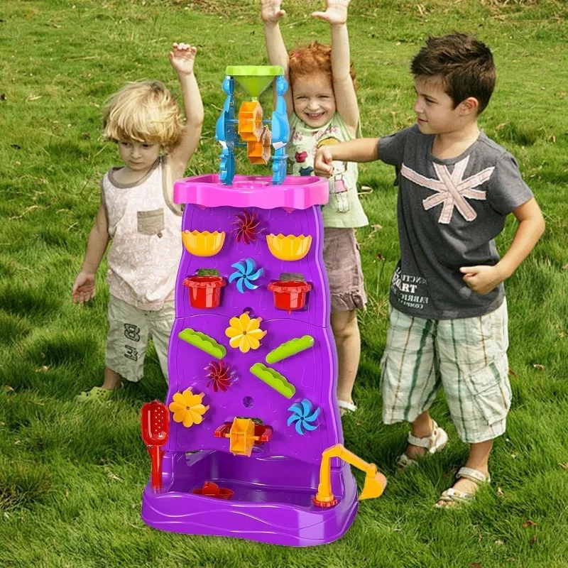 Kids Outdoor Learning Activities - Водный столик для детей: двусторонний водопад,