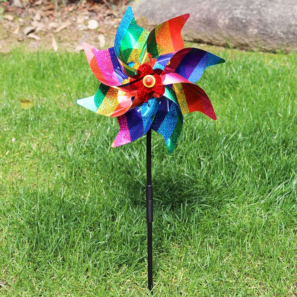 Kids Outdoor Garden Toys - Ветряная мельница, репеллент для птиц, украшение,