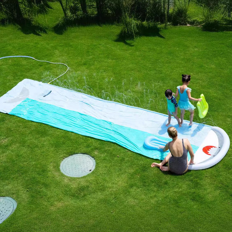 Надувная водная горка-бассейн  – обзор и цена Kids Outdoor Garden Toys