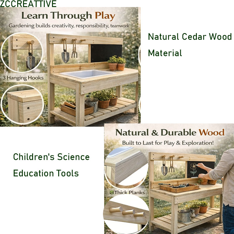 Детский деревянный рабочий сто – обзор и цена Kids Outdoor Mud Kitchen