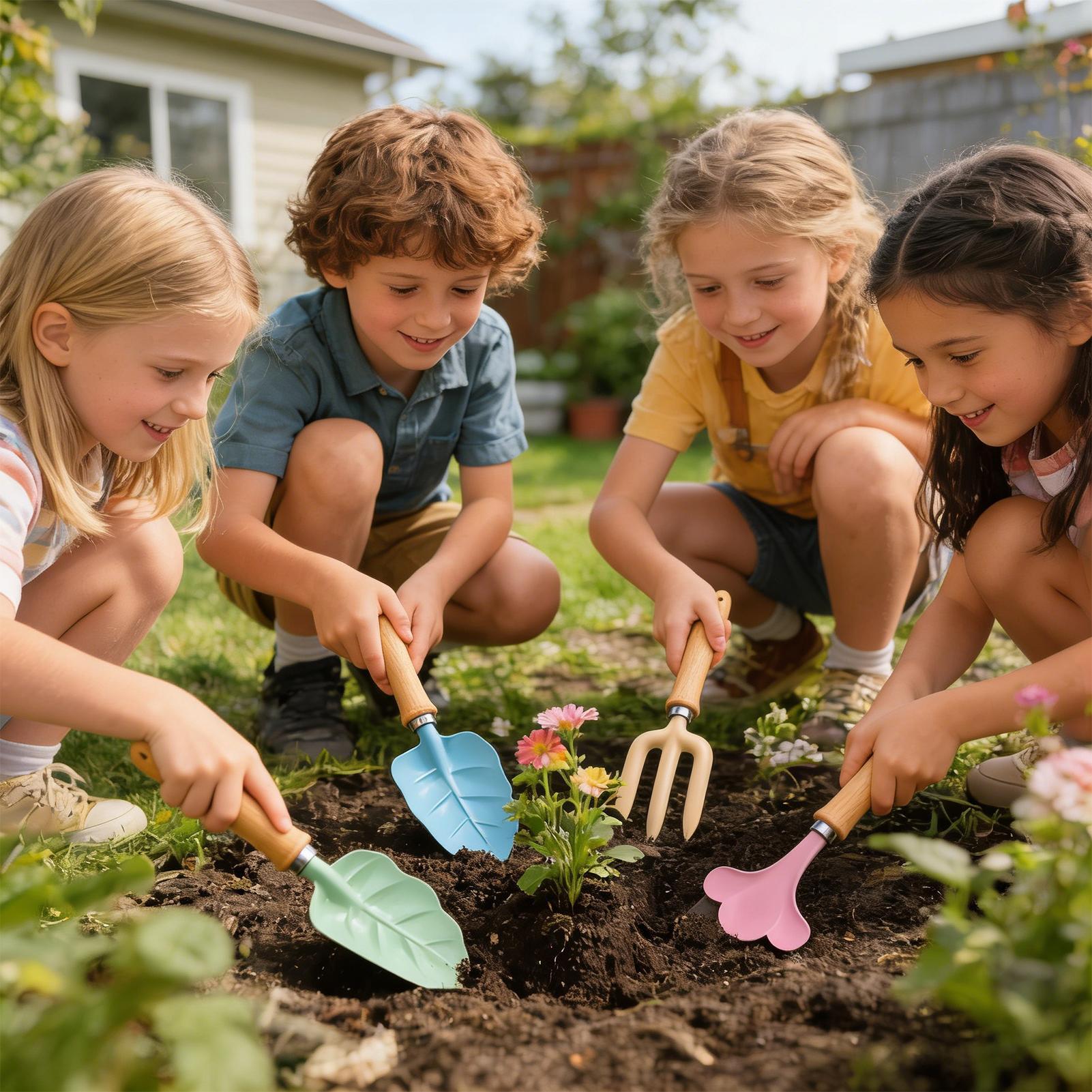 Детский садовый набор из 4 пре – обзор и цена Kids Outdoor Garden Toys