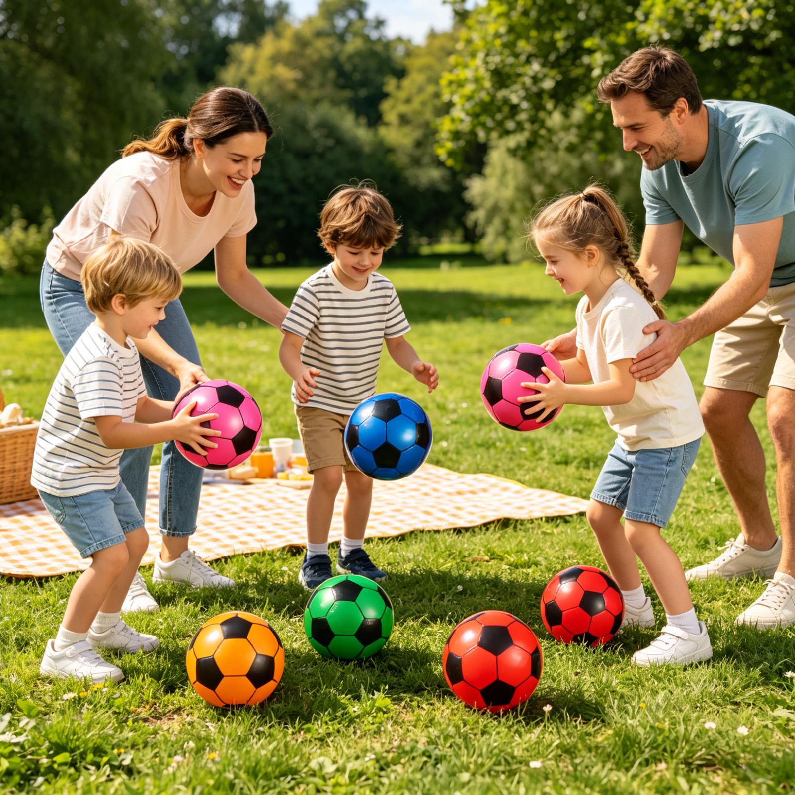 Надувной футбольный мяч, 6 шту – обзор и цена Kids Outdoor Garden Toys