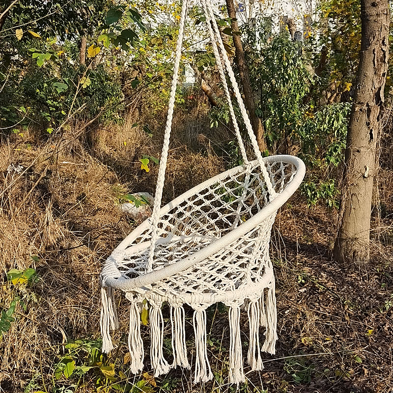 2025 скандинавский сад, вязаны – обзор и цена Kids Outdoor Hammock Swing